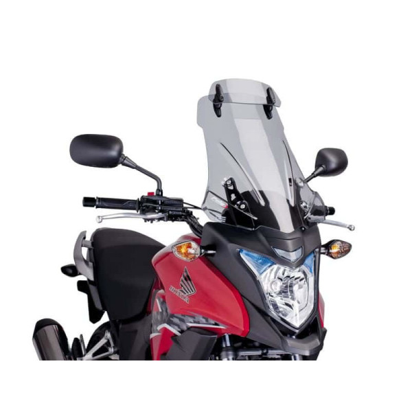 Puig Touring Screen With Extender Light Smoke